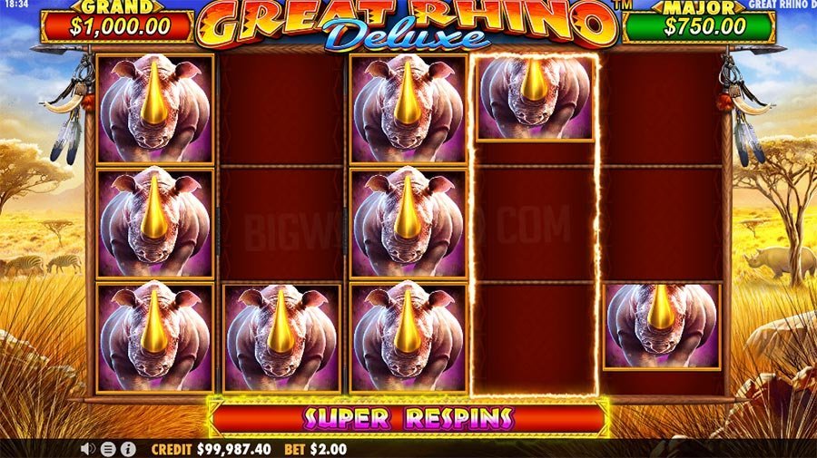 เกมสล็อต Great Rhino